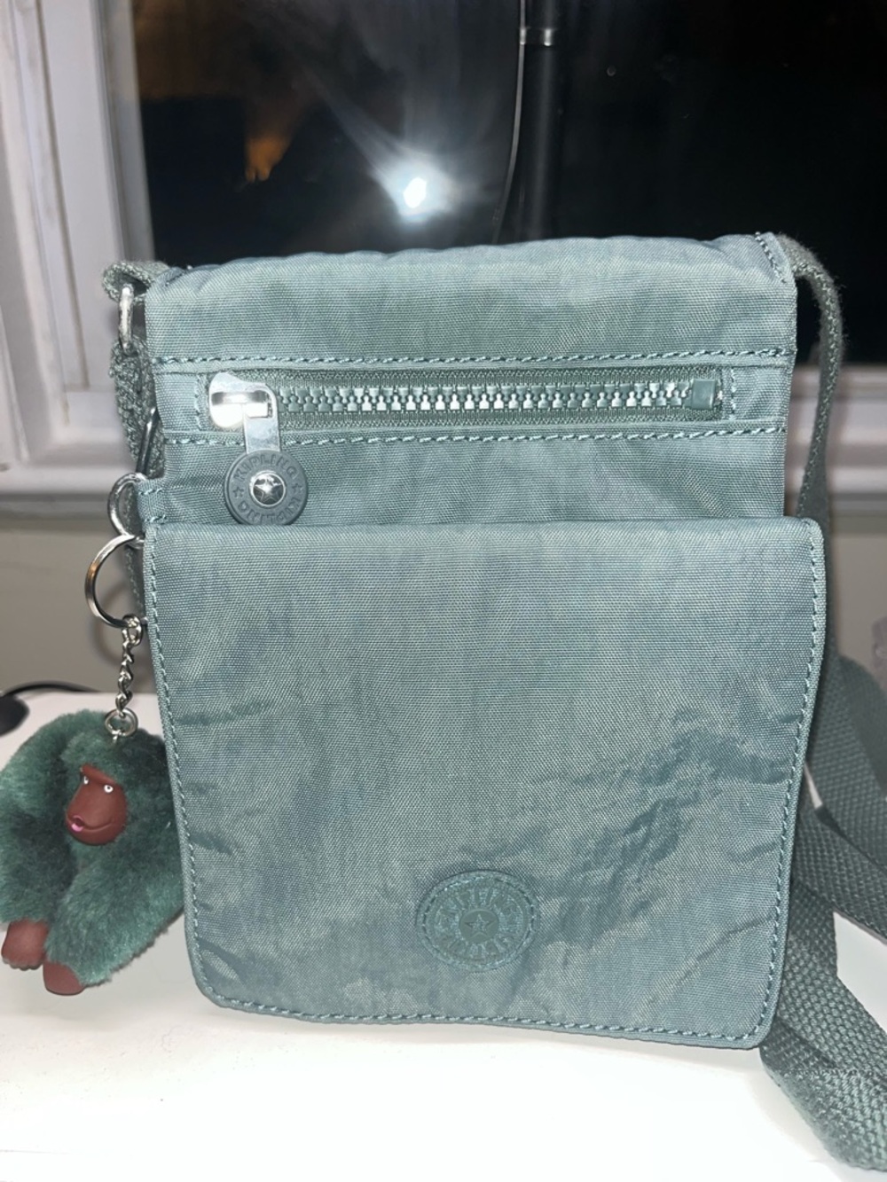 Kipling Eldorado Aloe Nylon Crossbody Bag